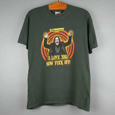 High quality Vintage 2002 “Ozzy” Osbourne Black Graphic T-Shirt Monowise Shepard Fairey XL