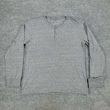 Rails The Rail Shirt Men's Medium Gray Henley Lon… - image 1