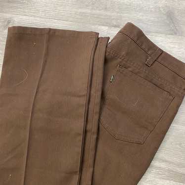 Vintage VINTAGE BROWN CORDUROY LEVIS STA-PREST 70… - image 1