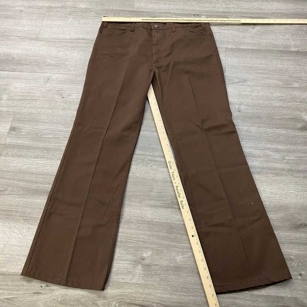 Vintage VINTAGE BROWN CORDUROY LEVIS STA-PREST 70… - image 5