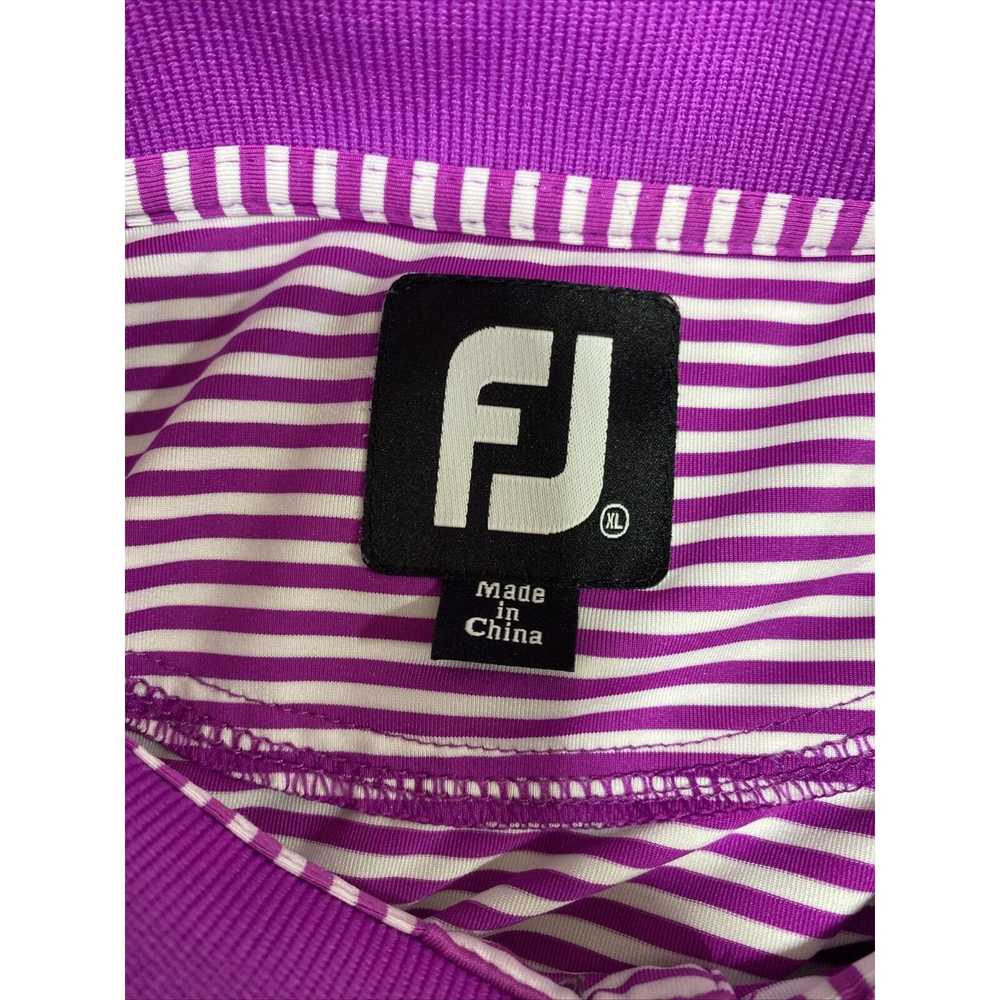 Footjoy Footjoy Shirt Men Extra Large Purple Whit… - image 6