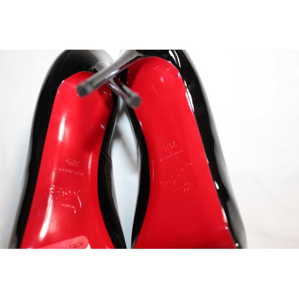 Christian Louboutin Lady Peep patent leather heels - image 4