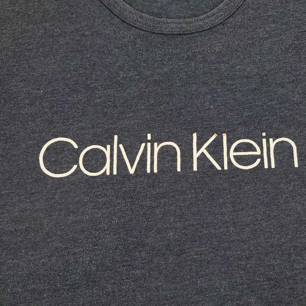 Calvin Klein Gray Short Sleeve Adult Graphic Logo… - image 2