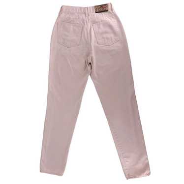 Express × Vintage 90s EXP Express pale pink jeans… - image 1