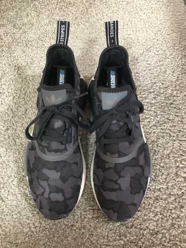 Adidas RARE SOLDOUT NMD_R1 Core Black Camo 2018