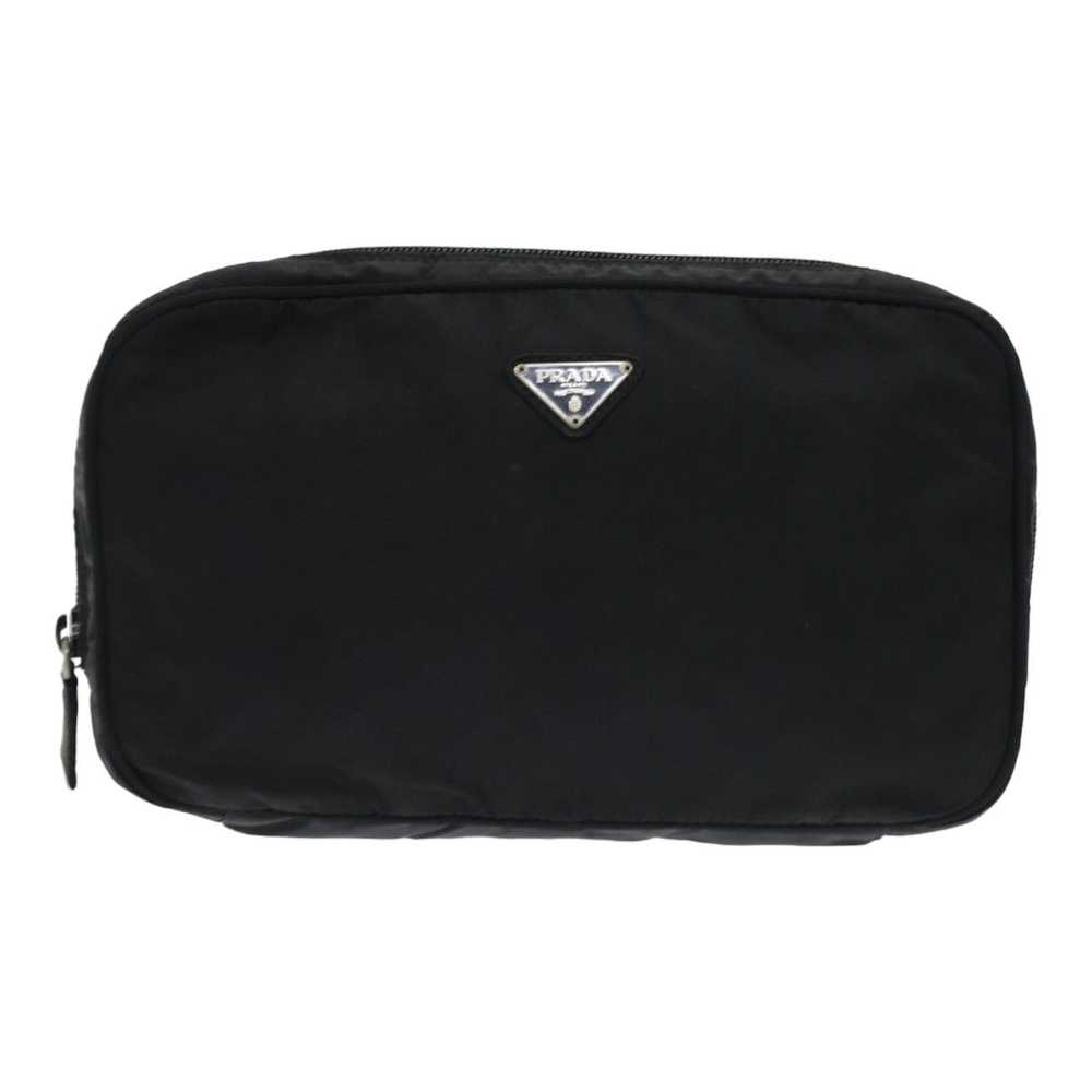 Prada Tessuto Black Synthetic Clutch Bag (Pre-Own… - image 1