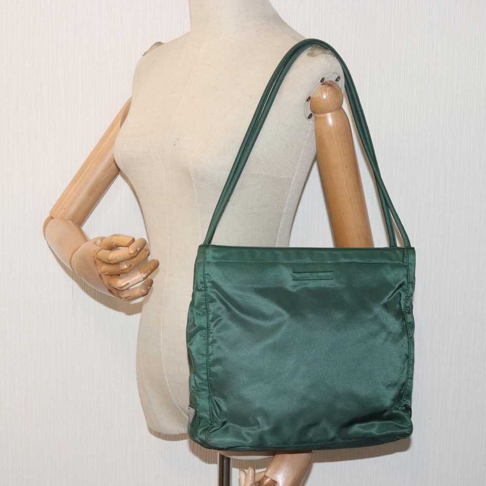 Prada Tessuto Green Synthetic Tote Bag (Pre-Owned) - image 12