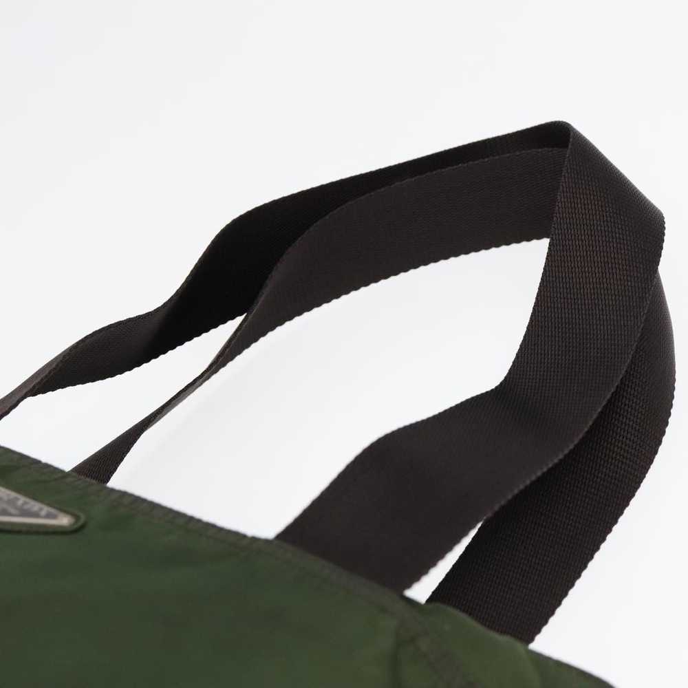 Prada Tessuto Green Synthetic Tote Bag (Pre-Owned) - image 12