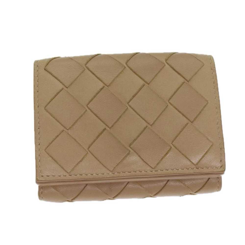 Bottega Veneta Intrecciato Beige Leather Wallet (… - image 11