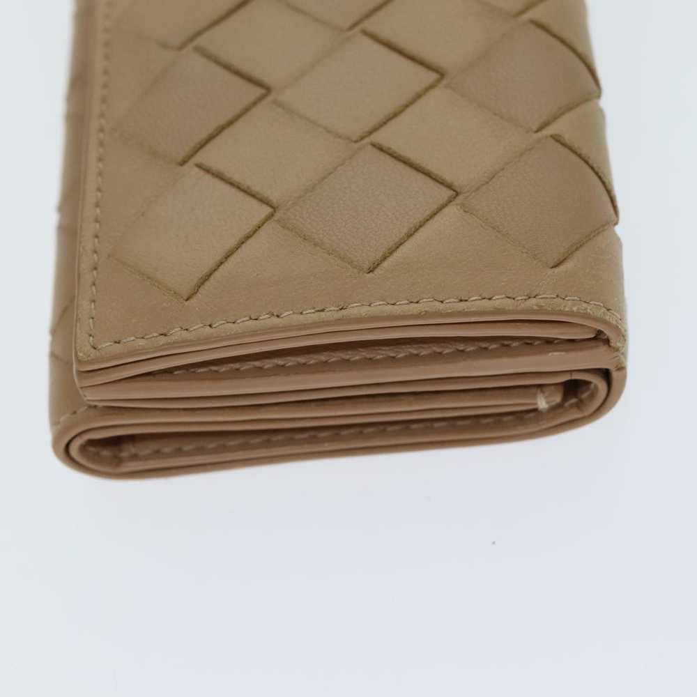 Bottega Veneta Intrecciato Beige Leather Wallet (… - image 9