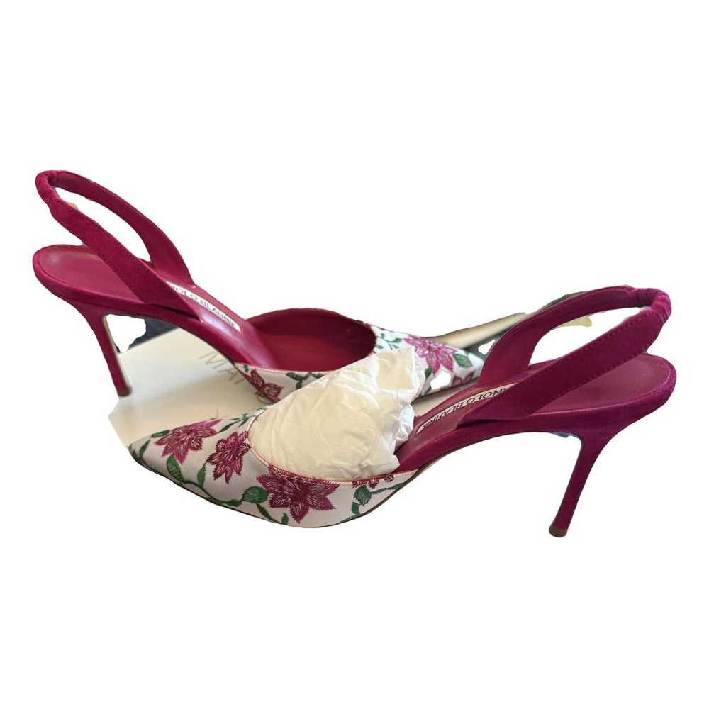 Manolo Blahnik Cloth heels - image 1