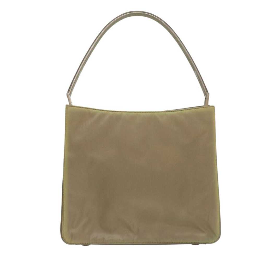 Prada Tessuto Khaki Synthetic Shoulder Bag (Pre-O… - image 2