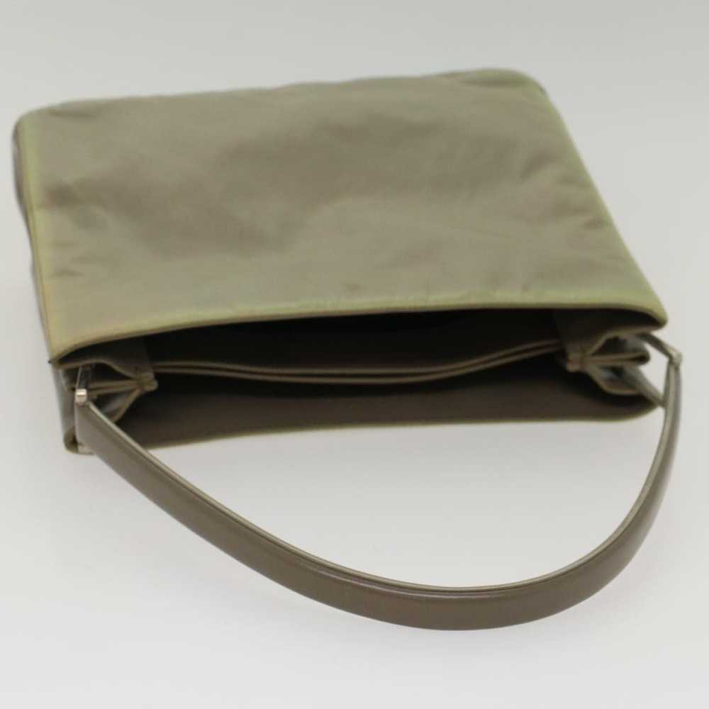 Prada Tessuto Khaki Synthetic Shoulder Bag (Pre-O… - image 4