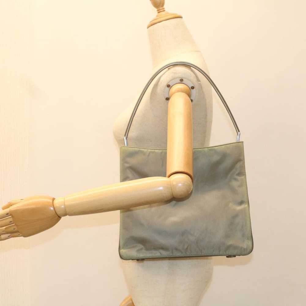 Prada Tessuto Khaki Synthetic Shoulder Bag (Pre-O… - image 6