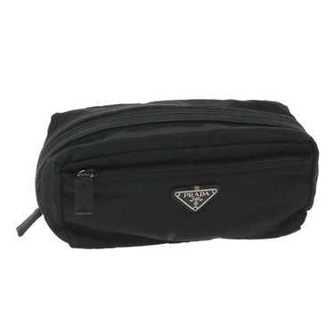 Prada Black Synthetic Clutch Bag (Pre-Owned)