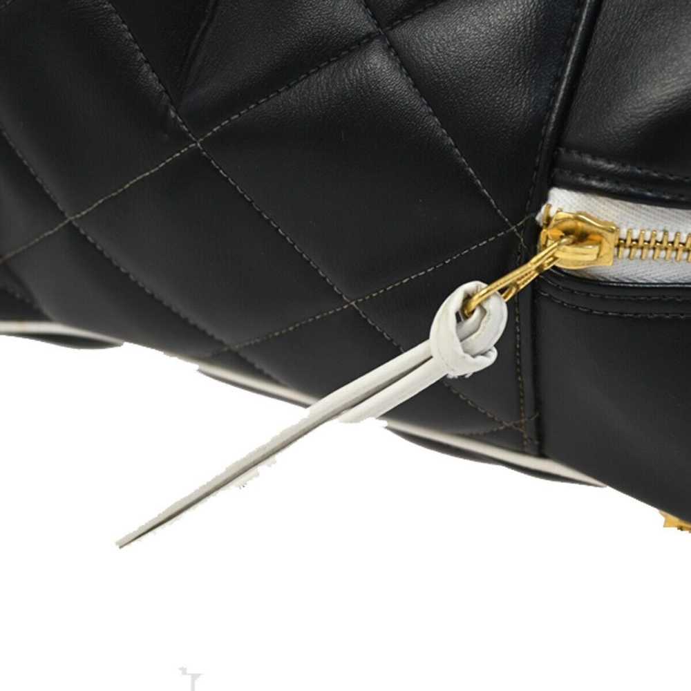 Chanel Bowling Black Leather Travel Bag (Pre-Owne… - image 7