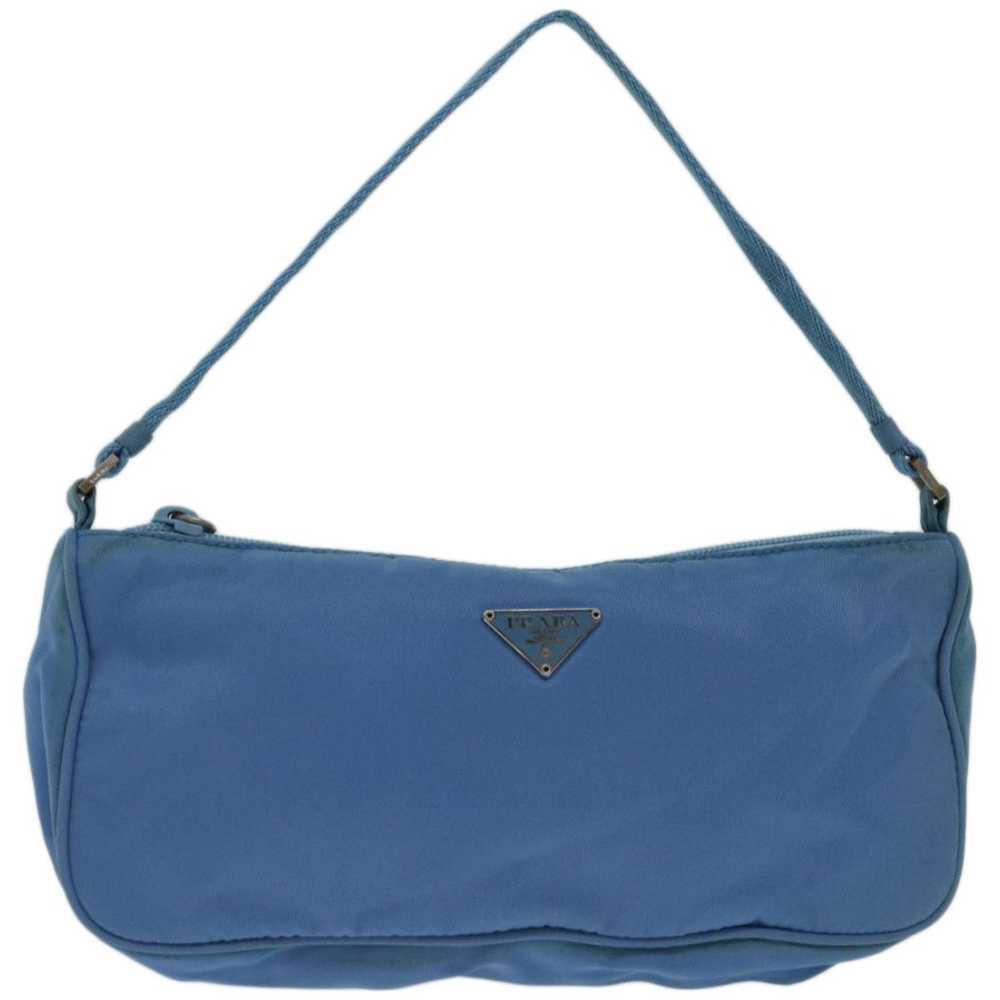 Prada Tessuto Blue Synthetic Shoulder Bag (Pre-Ow… - image 12