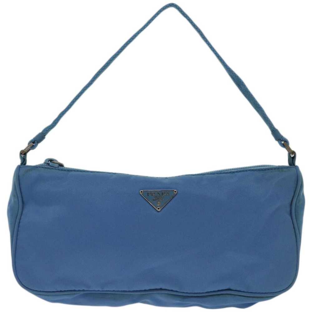 Prada Tessuto Blue Synthetic Shoulder Bag (Pre-Ow… - image 1