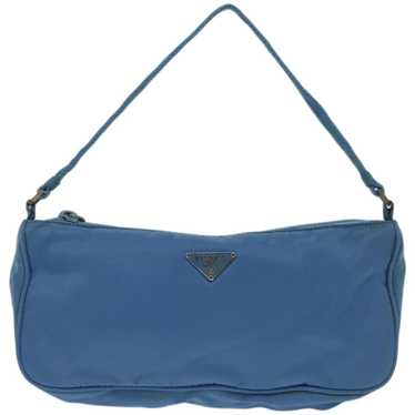 Prada Tessuto Blue Synthetic Shoulder Bag (Pre-Ow… - image 1