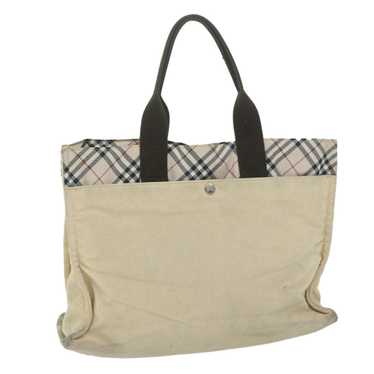 Burberry Blue Label Beige Canvas Tote Bag (Pre-Own