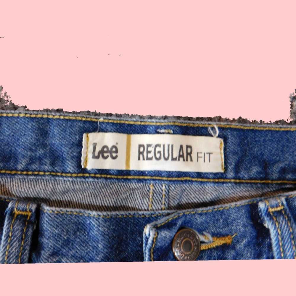 Lee Classic Blue Denim Straight Fit Vintage Mens … - image 3