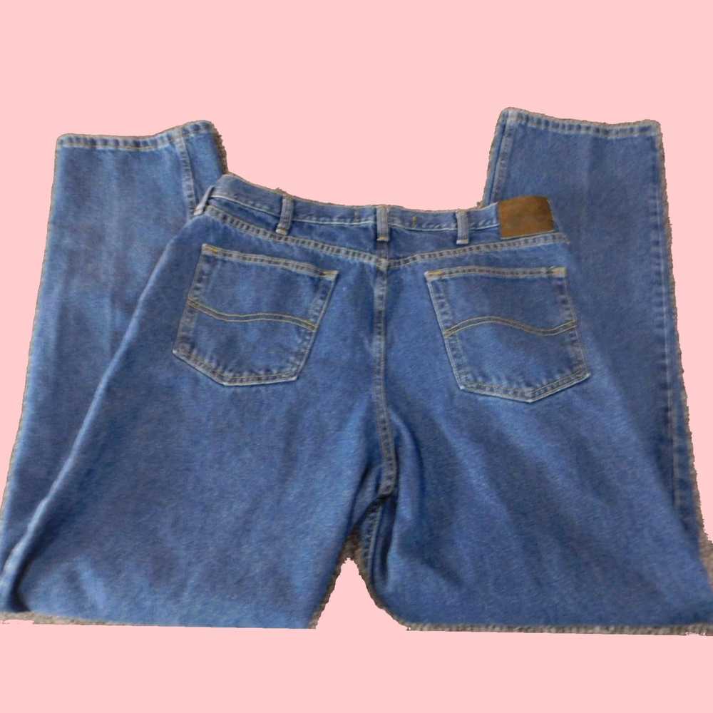 Lee Classic Blue Denim Straight Fit Vintage Mens … - image 6