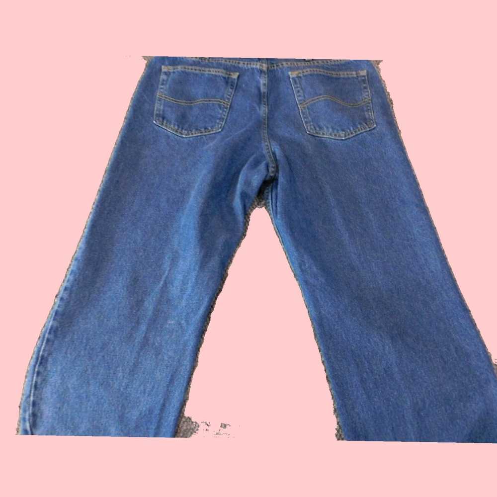 Lee Classic Blue Denim Straight Fit Vintage Mens … - image 8