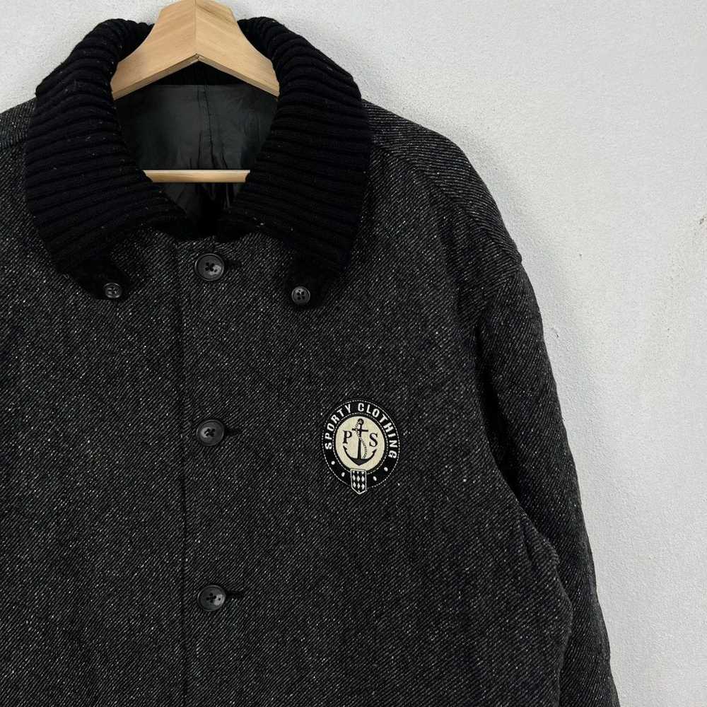 Japanese Brand VINTAGE PIA SPORTS BIG LOGO WOOL J… - image 5