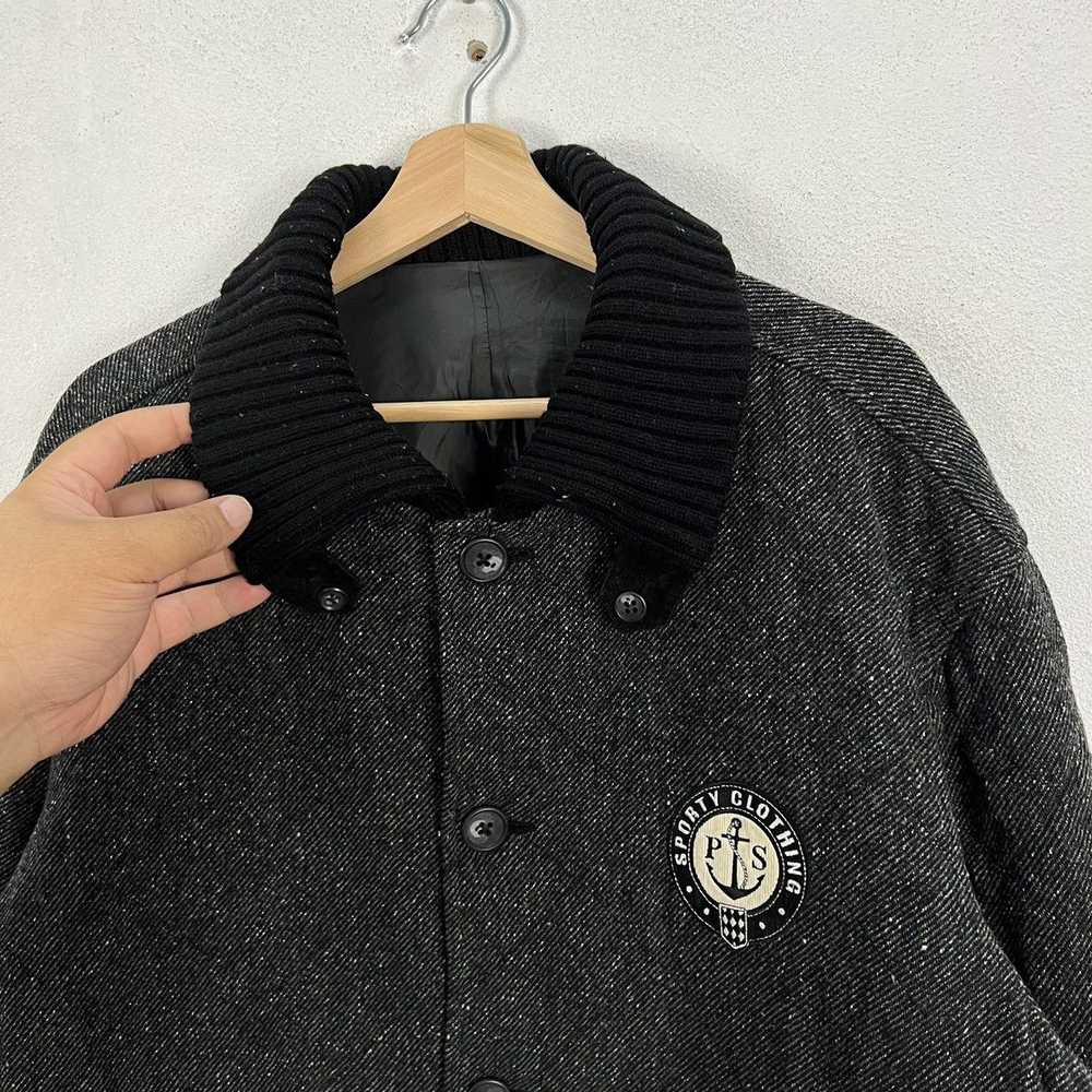 Japanese Brand VINTAGE PIA SPORTS BIG LOGO WOOL J… - image 6