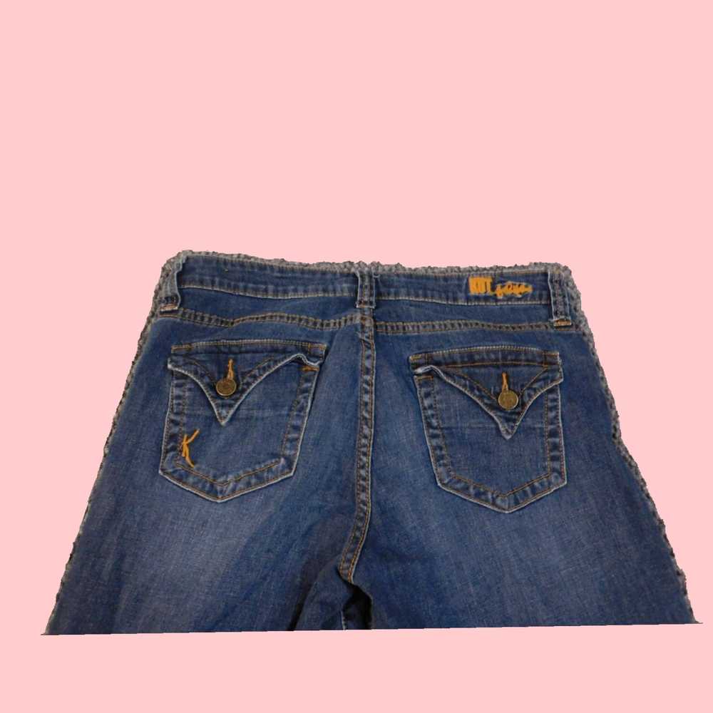 Vintage Stretchy Women's Denim 8 Straight Crop Fi… - image 6