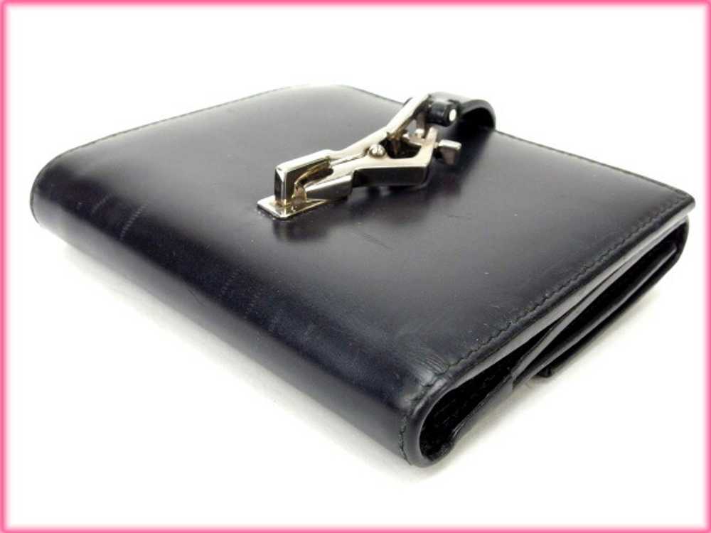 [Japan Used Wallet] gucci W Hook Wallet Jackie Me… - image 3