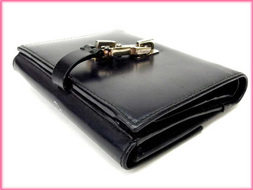 [Japan Used Wallet] gucci W Hook Wallet Jackie Me… - image 4