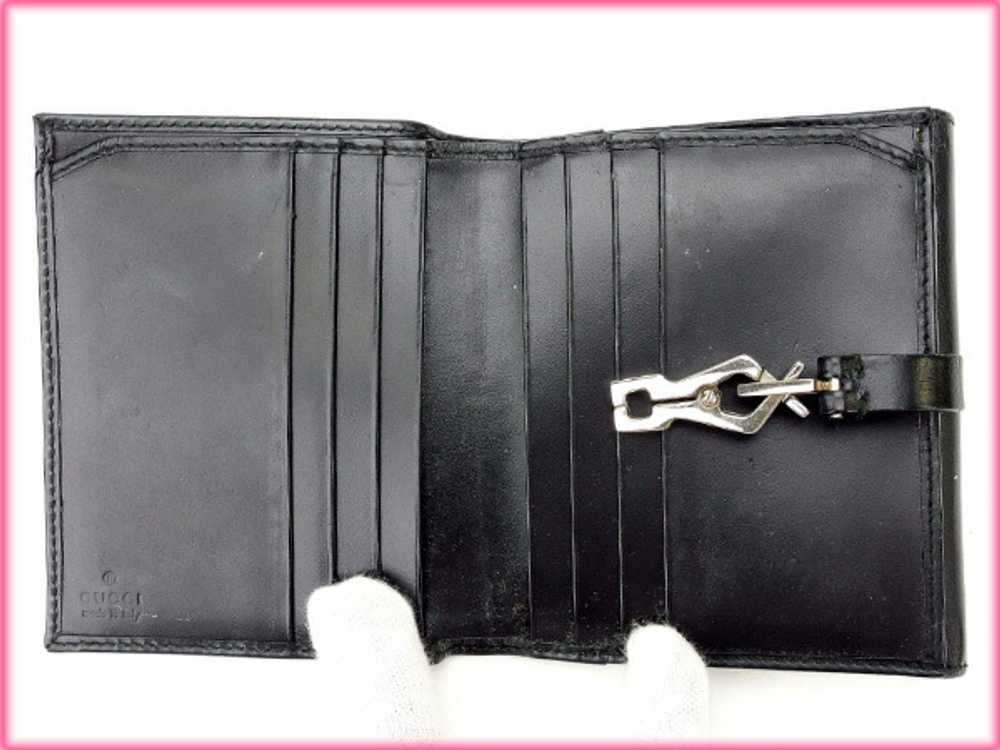 [Japan Used Wallet] gucci W Hook Wallet Jackie Me… - image 5