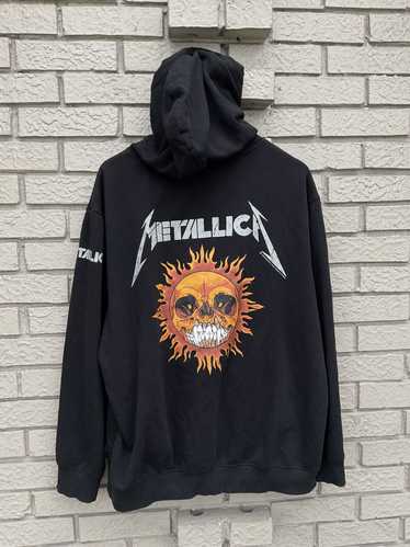 H&M × Metallica × Rock Band Vintage Skull Metallic