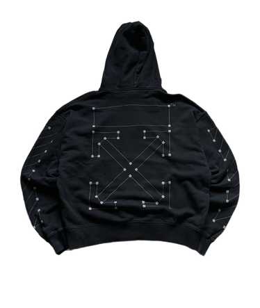 Off-White OFF-WHITE AW19 DIAG BACKBONE HOODIE - image 1