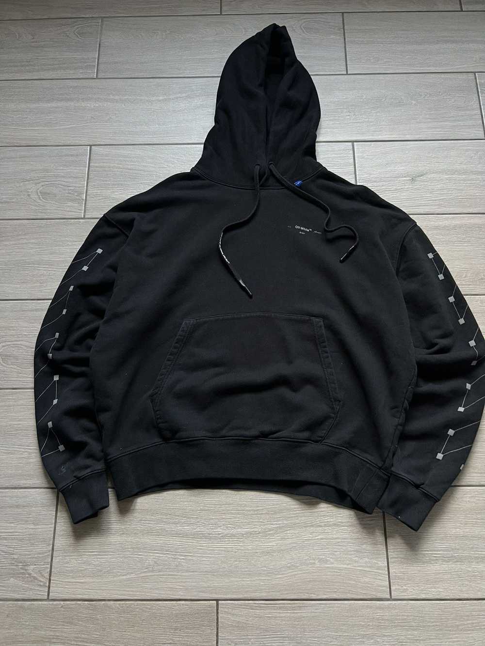 Off-White OFF-WHITE AW19 DIAG BACKBONE HOODIE - image 2