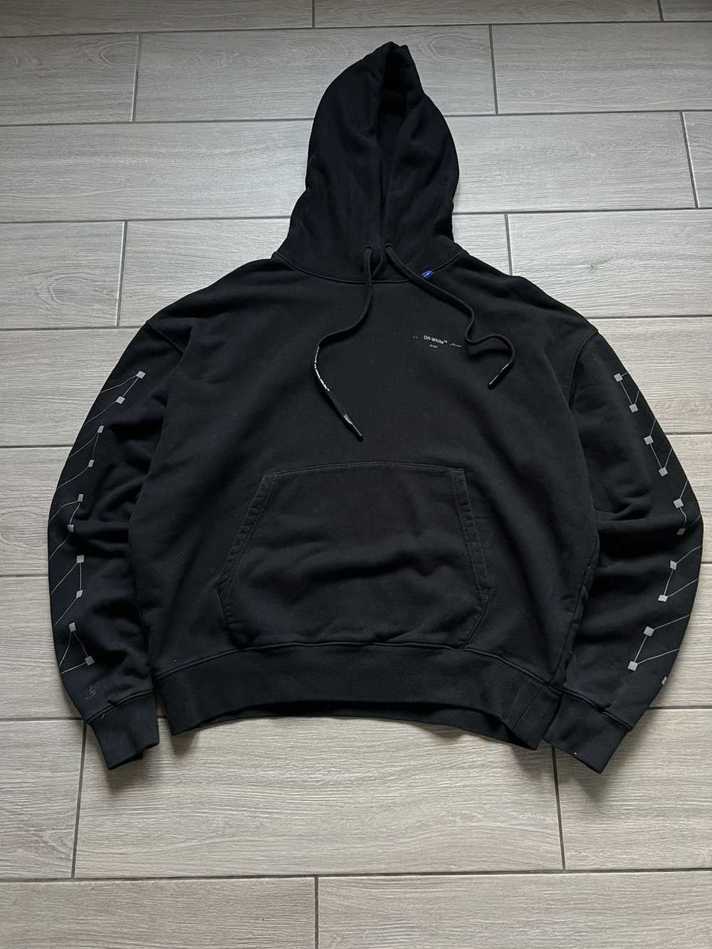 Off-White OFF-WHITE AW19 DIAG BACKBONE HOODIE - image 3