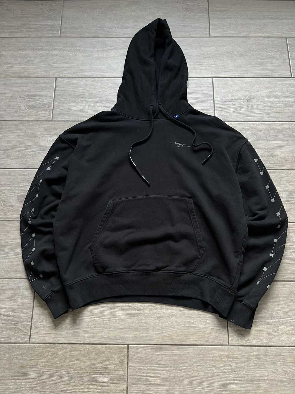 Off-White OFF-WHITE AW19 DIAG BACKBONE HOODIE - image 4