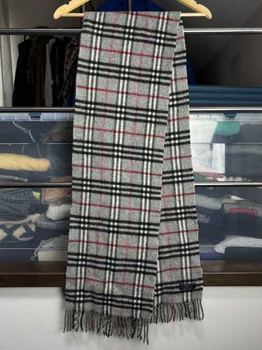 Burberry Burberry Vintage Grey Nova Check Scarf - image 1