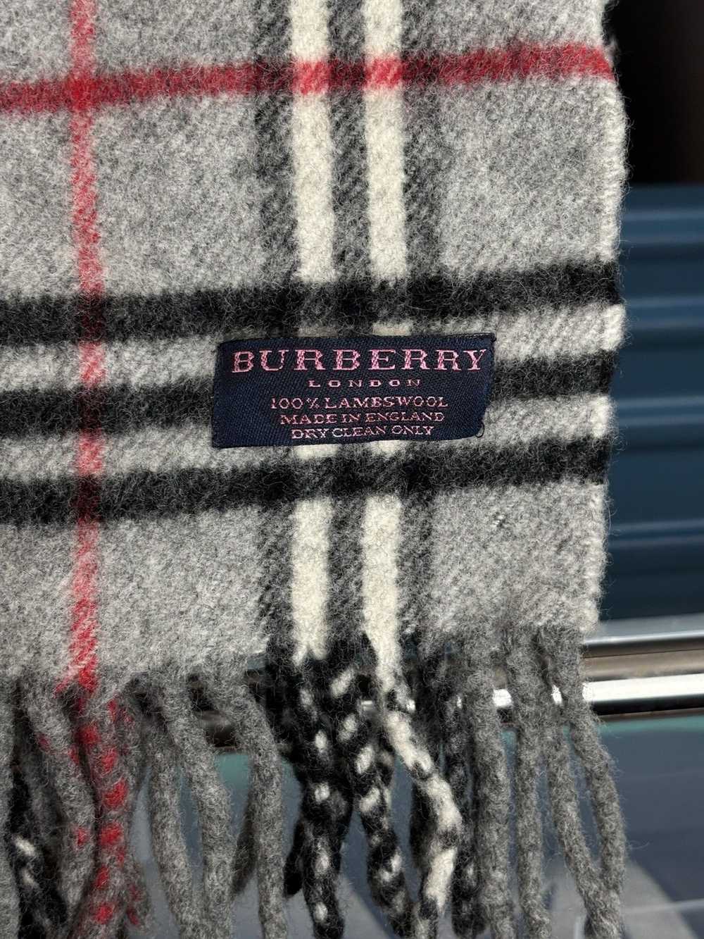 Burberry Burberry Vintage Grey Nova Check Scarf - image 4