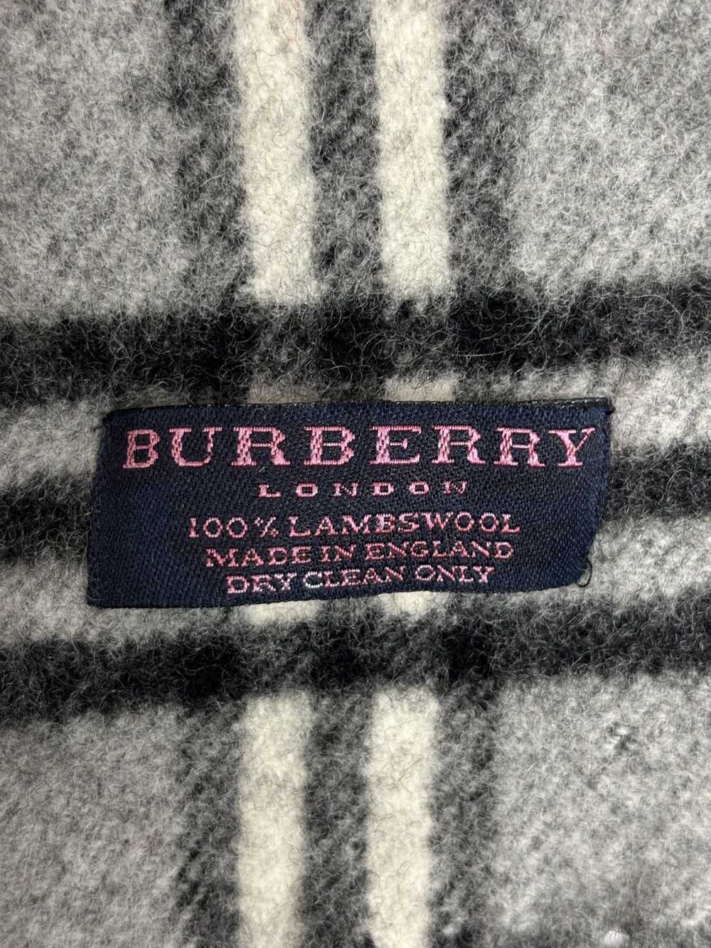 Burberry Burberry Vintage Grey Nova Check Scarf - image 5