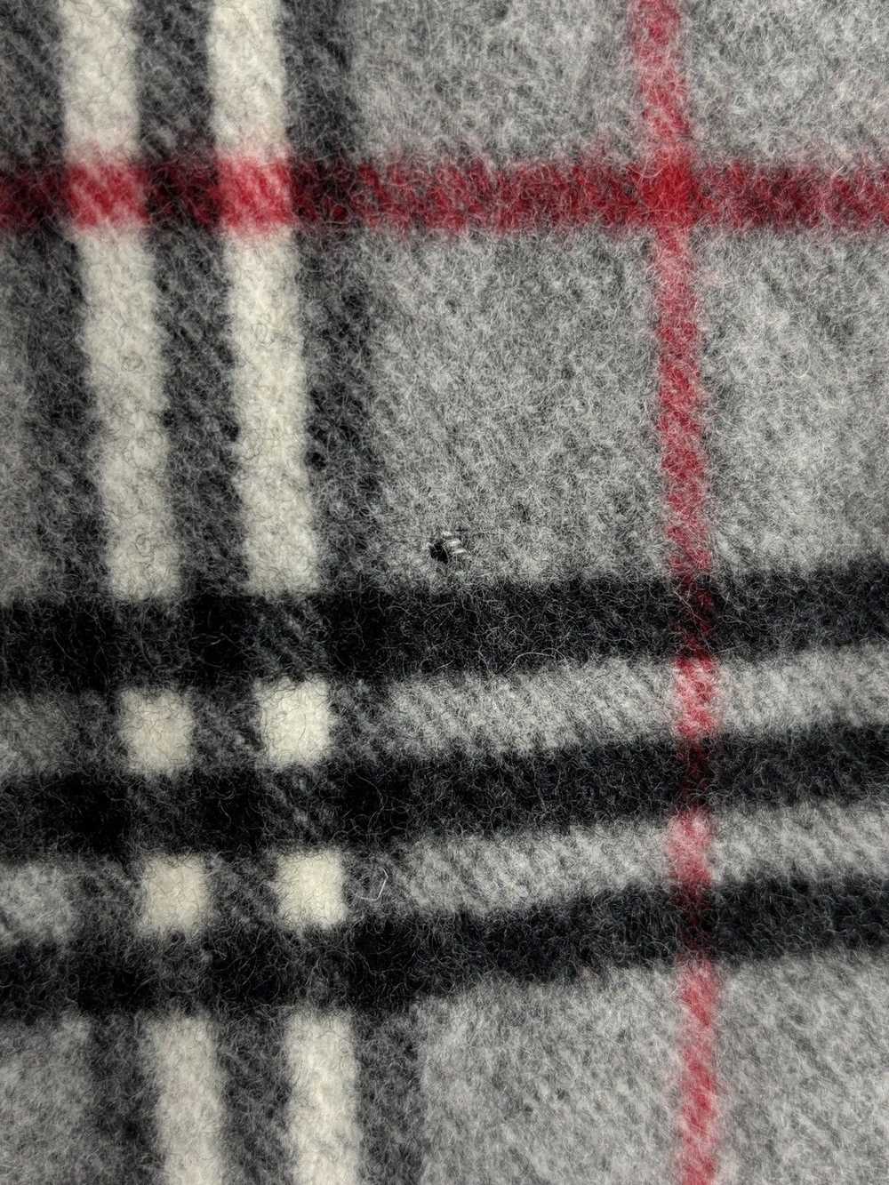 Burberry Burberry Vintage Grey Nova Check Scarf - image 8