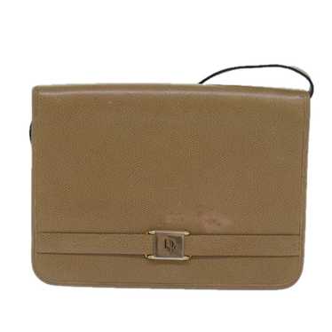 Dior Beige Leather Shoulder Bag (Pre-Owned) - image 1