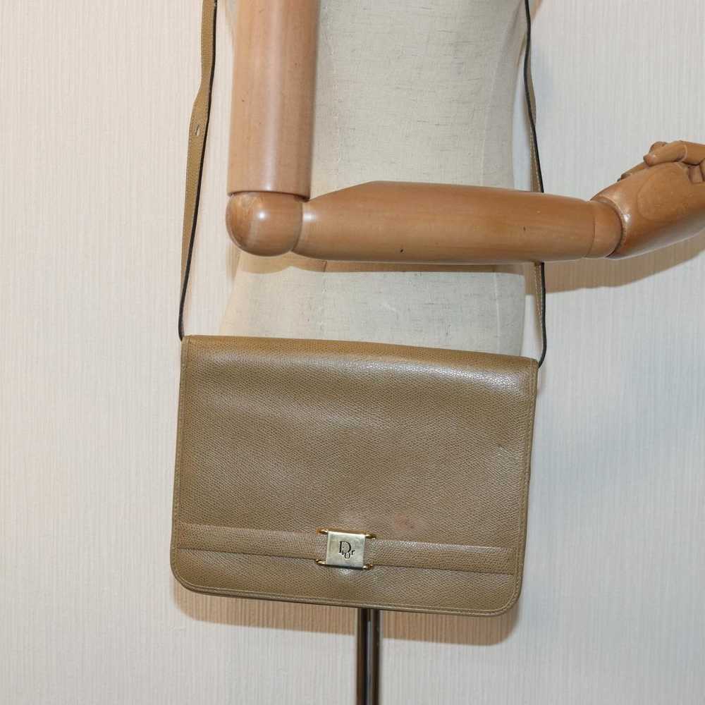 Dior Beige Leather Shoulder Bag (Pre-Owned) - image 7