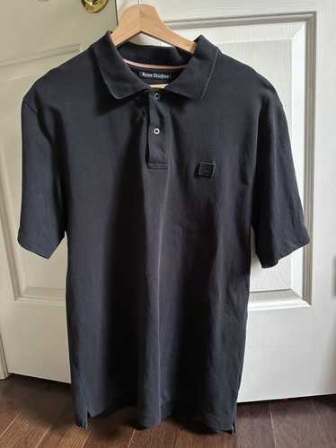 Acne Studios Acne Studios Newark Face Polo -- Blac