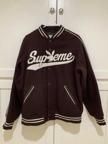 Playboy × Supreme Supreme Playboy Varsity Jacket