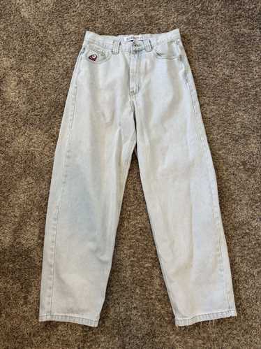 $140 Polar Skate Co. Big popular Boy Jorts Shorts Large Washed White