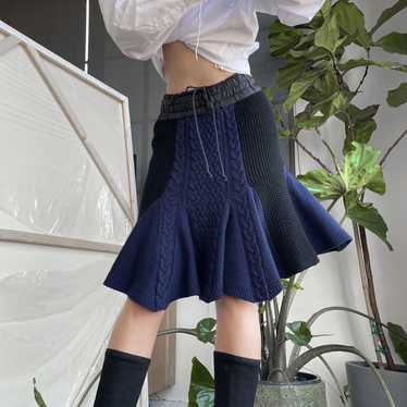 Sacai On Hold Sakai Knit Switching Skirt