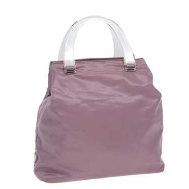 Prada Tessuto Pink Synthetic Handbag (Pre-Owned)