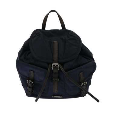 Burberry - Navy Synthetic Backpack Bag (Pre-Owned) - image 1